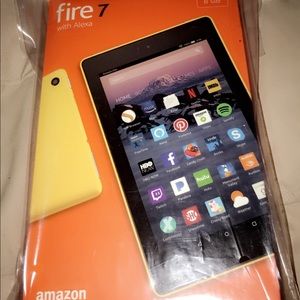 Amazon fire 7 tablet and case. BNIB